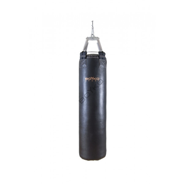 Боксерский мешок Бойко-Спорт из ременной кожи 35 x 130 см, 35-50 кг