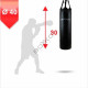 Боксерский мешок Бойко-Спорт из ременной кожи 40 x 90 см, 30-45 кг