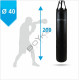 Боксерский мешок Бойко-Спорт ПВХ 40 x 200 см, 60-75 кг