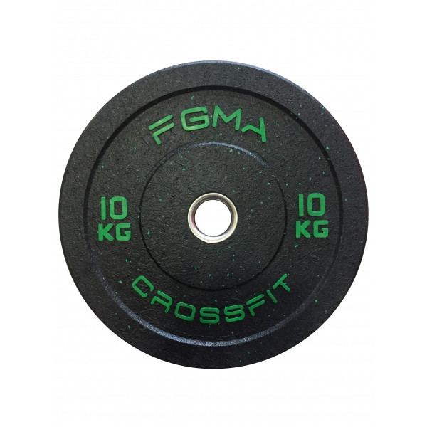Бамперный диск (блин) для Кроссфита FGMA Crossfit 10 кг ТК 016