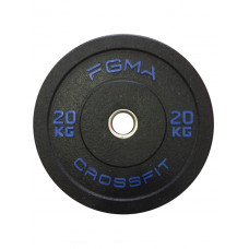 Бамперный диск (блин) для Кроссфита FGMA Crossfit 20 кг ТК 018