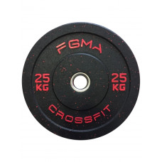 Бамперный диск (блин) для Кроссфита FGMA Crossfit 25 кг ТК 019