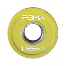 Диск (блин) для штанги обрезиненный REVOLVER FGMA Color 1,25 кг ТК 001