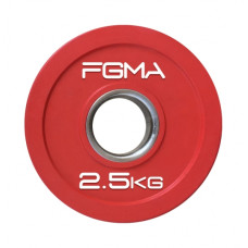 Диск (млинець) для штанги гумовий REVOLVER FGMA Color 2,5 кг ТК 002