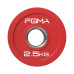 Диск (блин) для штанги обрезиненный REVOLVER FGMA Color 2,5 кг ТК 002