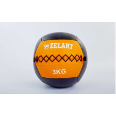М'яч медичний (волбол) WALL BALL 3 кг