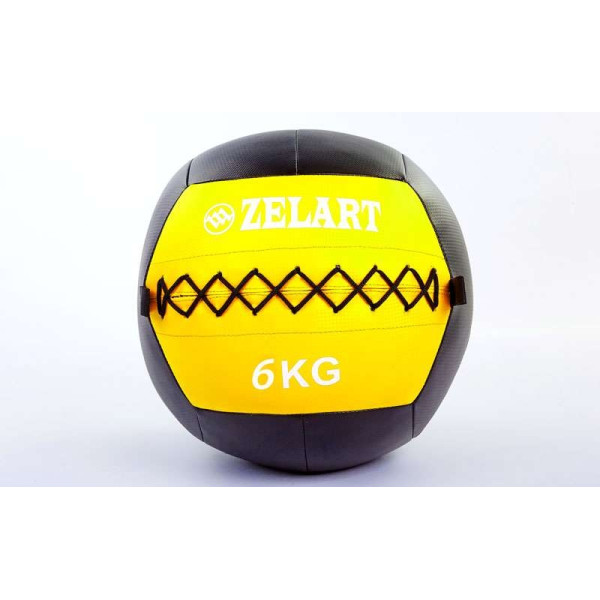 Мяч медичний (волбол) WALL BALL 6 кг