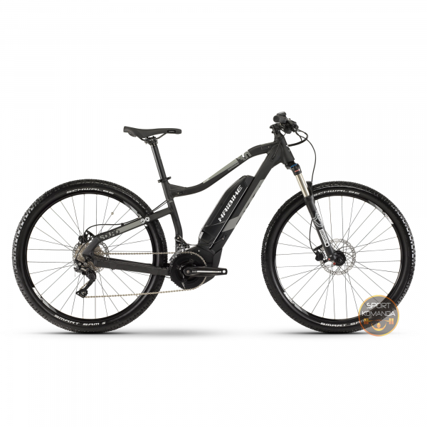 Электровелосипед Haibike SDURO HardNine 3.0 29 500Wh, рама M, черно-серо-белый матовый, 2019