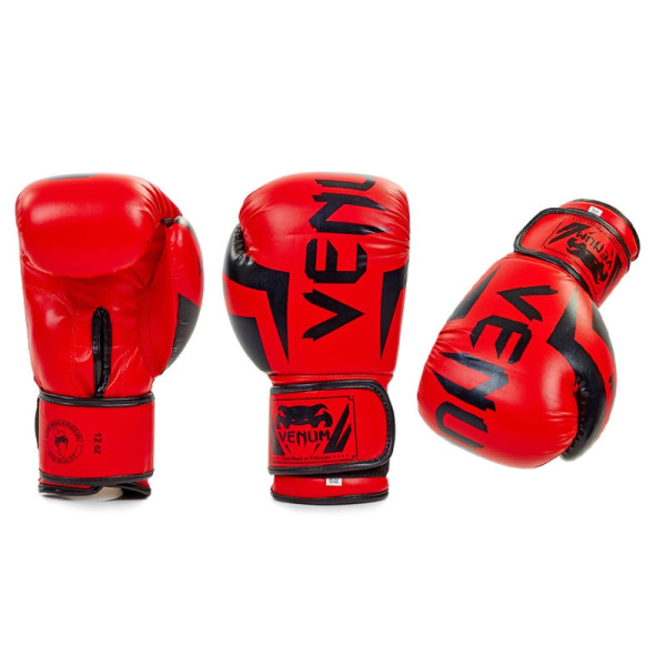 Перчатки боксерские Venum красные