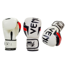 Перчатки боксерские Venum (10-12 oz) белые