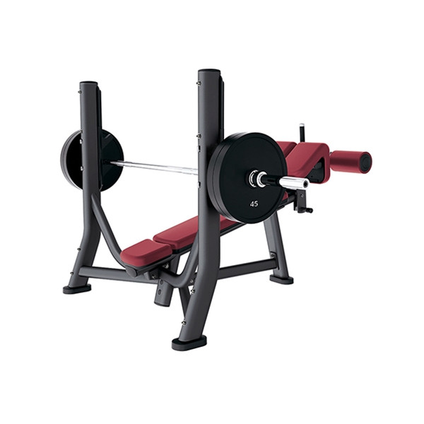 Олімпійська лавка для жиму від грудей з негативним кутом Iron Impulse Olympic Decline Bench RT.L44