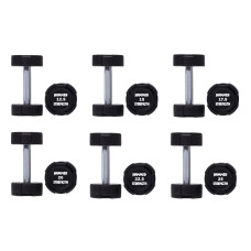 Гантельний ряд 12.5-25 кг Hammer Strength TPU (6 пар) 225 кг