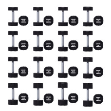 Гантельний ряд 12.5-50 кг Hammer Strength TPU (16 пар) 1000 кг