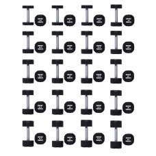 Гантельний ряд 2.5-50 кг Hammer Strength TPU (20 пар) 1050 кг