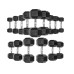 Гексагональна гантель Generation Fitness FF 51D2C-10 кг