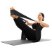 Стрічка-еспандер 15-20 кг 200х15х0.7 см XL black Generation Fitness