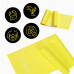 Стрічка-еспандер 9-12 кг 200х15х0.5 см M yellow Generation Fitness