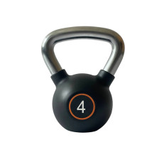 Гиря чавунна обгумована 4 кг Generation Fitness FF51F3-4kg