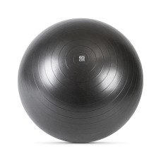М'яч для фітнесу Generation Fitness Anti-Burst FF-65 см Black з насосом