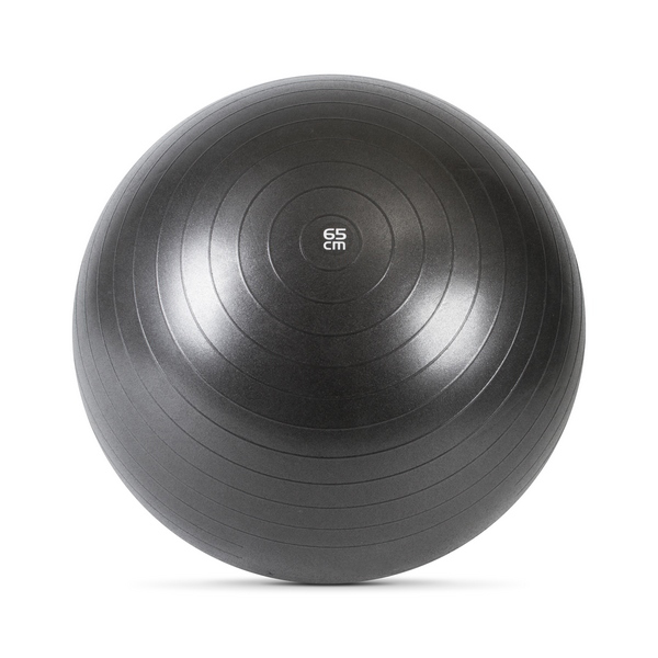 М'яч для фітнесу Generation Fitness Anti-Burst FF-65 см Black з насосом