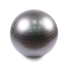 М'яч для фітнесу Generation Fitness Anti-Burst FF-75 см Silver з насосом