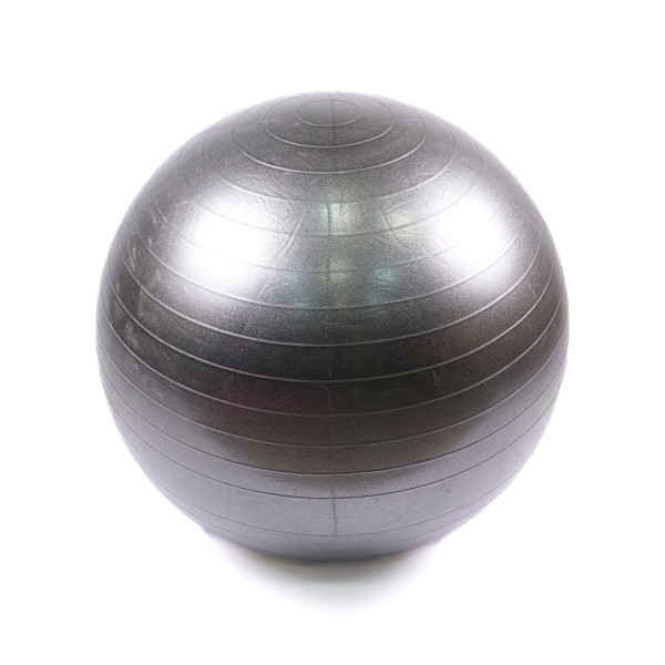 М'яч для фітнесу Generation Fitness Anti-Burst FF-75 см Silver з насосом