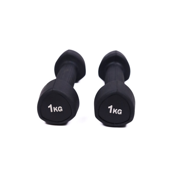 Гантелі з уретановим покриттям 1 кг Generation Fitness FF51D6C-1kg (пара)