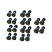 Уретановий гантельний ряд Generation Fitness FF51D4B-2,5/25kg (10 пар) 275 кг