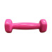 Гантель для фітнесу з вініловим покриттям Generation Fitness FF51D3A-0.5kg (рожевий)