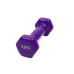 Гантель для фітнесу з вініловим покриттям Generation Fitness FF51D3A-0.5kg (фіолетовий)