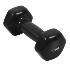 Гантель для фітнесу з вініловим покриттям Generation Fitness FF51D3A-1.5kg (чорний) Гантель для фітнесу з вініловим покриттям Generation Fitness FF51D3A-1.5kg (чорний)