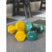 Гантель для фітнесу з вініловим покриттям Generation Fitness FF51D3A-1kg (жовтий)