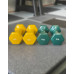 Гантель для фітнесу з вініловим покриттям Generation Fitness FF51D3A-1kg (жовтий)