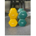 Гантель для фітнесу з вініловим покриттям Generation Fitness FF51D3A-1kg (темно-зелений)
