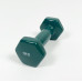 Гантель для фітнесу з вініловим покриттям Generation Fitness FF51D3A-1kg (темно-зелений)