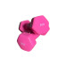 Гантель для фітнесу з вініловим покриттям Generation Fitness FF51D3A-2kg (рожевий)