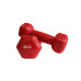 Гантель для фітнесу з вініловим покриттям Generation Fitness FF51D3A-2kg (червоний)