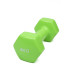 Гантель для фітнесу з вініловим покриттям Generation Fitness FF51D3A-4kg (зелений)
