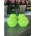 Гантель для фітнесу з вініловим покриттям Generation Fitness FF51D3A-4kg (зелений)