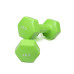 Гантель для фітнесу з вініловим покриттям Generation Fitness FF51D3A-4kg (зелений)