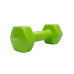Гантель для фітнесу з вініловим покриттям Generation Fitness FF51D3A-4kg (зелений)