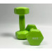 Гантель для фітнесу з вініловим покриттям Generation Fitness FF51D3A-4kg (зелений)