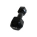 Гантель для фітнесу з вініловим покриттям Generation Fitness FF51D3A-5kg (чорний)