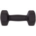 Гантель для фітнесу з неопреновим покриттям Generation Fitness FF51D4A-0.5kg (чорний)