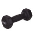 Гантель для фітнесу з неопреновим покриттям Generation Fitness FF51D4A-1.5kg (чорний)