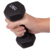 Гантель для фітнесу з неопреновим покриттям Generation Fitness FF51D4A-1.5kg (чорний)