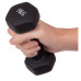 Гантель для фітнесу з неопреновим покриттям Generation Fitness FF51D4A-5kg (чорний)
