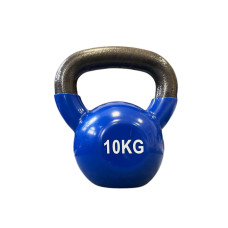 Гиря чавунна з вініловим покриттям 10 кг (синя) Generation Fitness FF51F1A-10kg