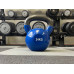 Гиря чавунна з вініловим покриттям 24 кг (синя) Generation Fitness FF51F1A-24kg