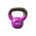 Гиря чавунна з вініловим покриттям 6 кг (фіолетова) Generation Fitness FF51F1A-6kg